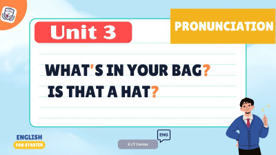 Unit 3 What’s in your bag. Is that a hat?