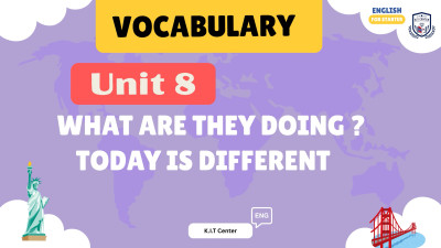 Unit  8 What are they doing  Today is different.