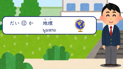 ບົດສົນທະນາ ບົດທີ 12 ສະພາບພູມສາດ（地理）